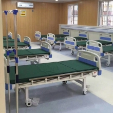 Medical Hospital Ward Bed - Ergonomic Patient Care Bed for Sickrooms and Clinical Facilities