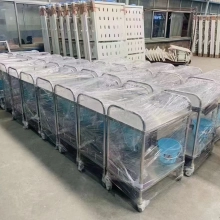 Medical-Grade Mobile Treatment Cart - Heavy-Duty Hospital Nursing Utility Trolley with Silent Locking Casters